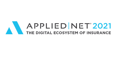 The Applied Systems logo with the words "Applied Net 2021 The Digital Ecosystem of Insurance" next to it 